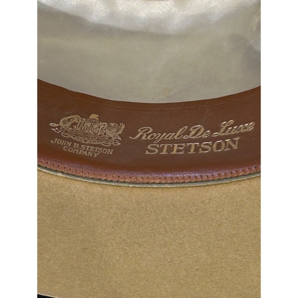 Vintage Royal Deluxe Stetson hat size 6 and 5/8 (XS) - Picture 12 of 12